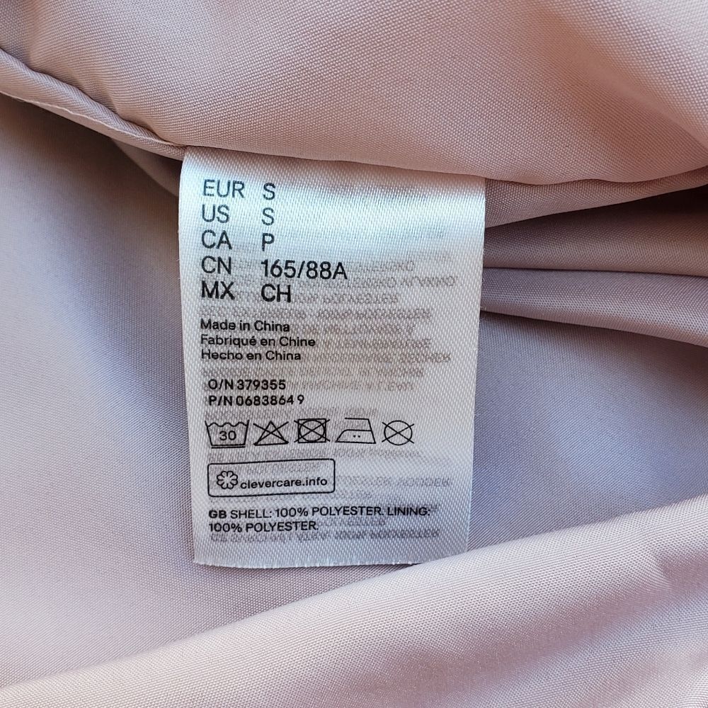 Divided H&M Powder Pink Hooded Jacket - Picture 9 of 11